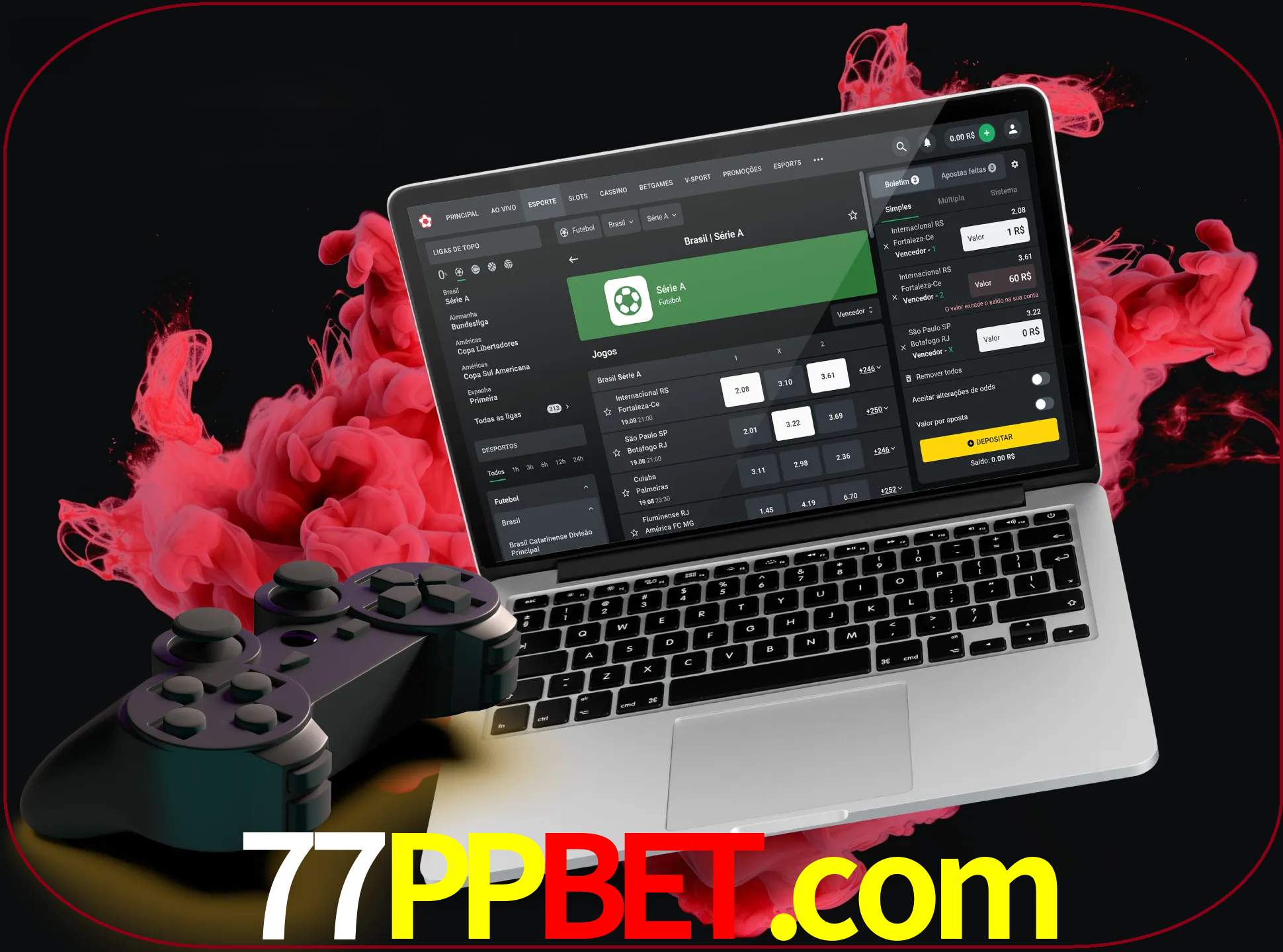 Visite a secção especial de jogos de vídeo em 77ppbet para descobrir em que jogos pode apostar e ganhar muito dinheiro.