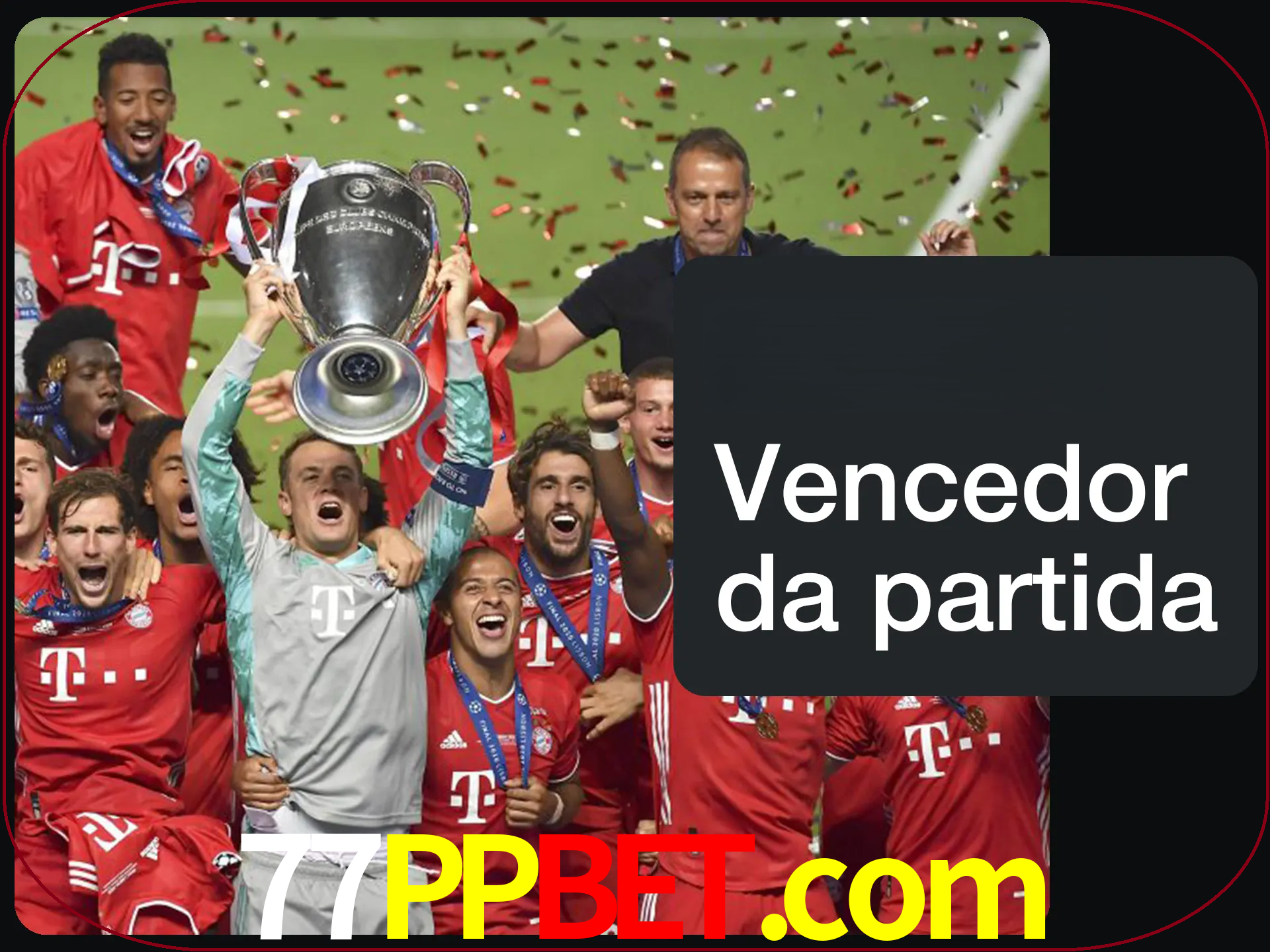 Aposte no vencedor e ganhe uma grande quantia de dinheiro.