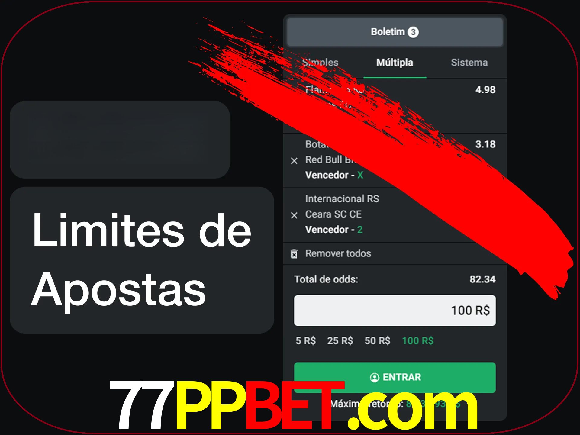 Não faça apostas loucas.